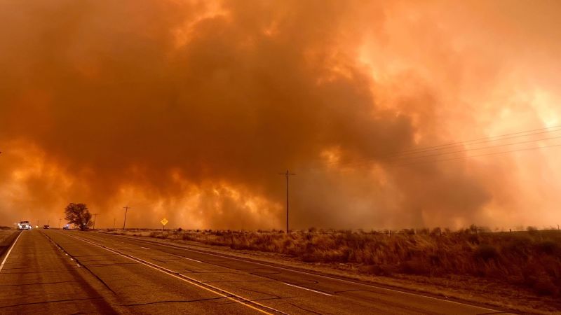 Texas Wildfires Burning Through Two Football Fields Per Second